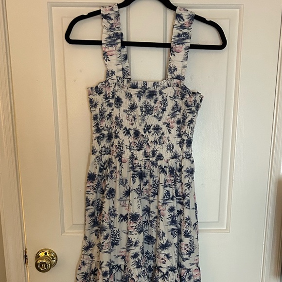 A&F Smocked Bodice Easy Maxi Dress - Picture 2 of 2
